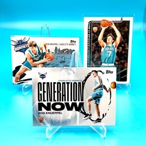 🔥Kon Knueppel Rookie Lot! 🔥Teal Generation Now + Clutch City + Topps Rookie!